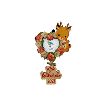 Load image into Gallery viewer, REINDEER LEI 2023 FRAME ORNAMENT SET
