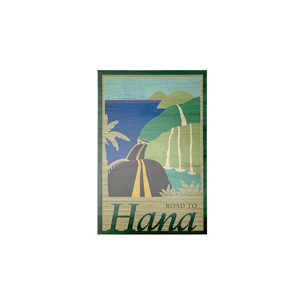 ROAD TO HANA 1 LAYER WOOD ART