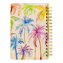 Load image into Gallery viewer, RAINBOW PALM TREE PATTERN WOOD NOTEBOOK
