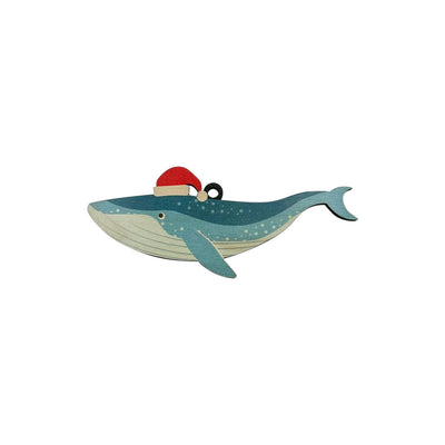 XMAS HUMPBACK WHALE ORNAMENT