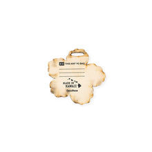 Load image into Gallery viewer, GREEN GEO HONU WOOD BAG TAG
