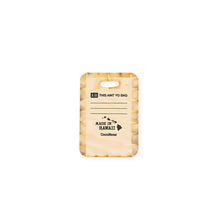 Load image into Gallery viewer, HANDLE WITH ALOHA WOOD BAG TAG
