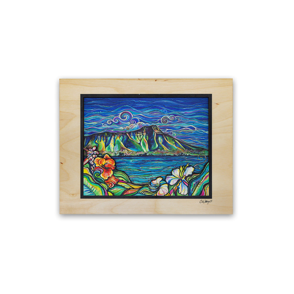 DIAMOND HEAD WONDER LAYERED WALL ART – CocoNene Hawaii