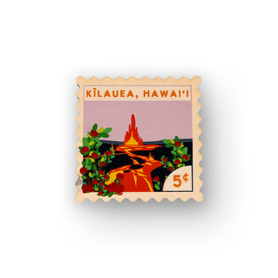 KILAUEA STAMP MAGNET