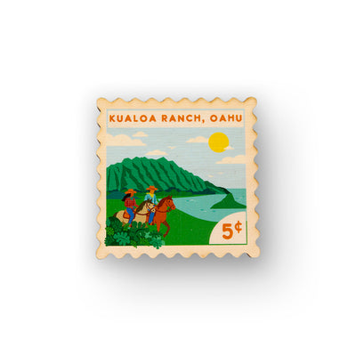 KUALOA STAMP MAGNET
