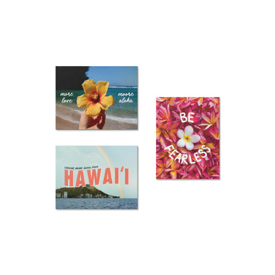 SENDING MOORE ALOHA 4.25X5.5 CARD SET - 6 COUNT