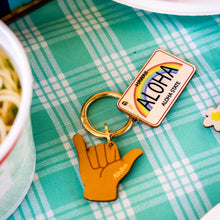 Load image into Gallery viewer, SHAKA LICENSE PLATE BAG CHARM
