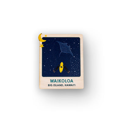 WAIKOLOA POLAROID MAGNET
