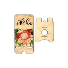 Load image into Gallery viewer, ALOHA PROTEA BOUQUET PHONE STAND

