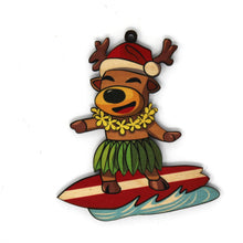 Load image into Gallery viewer, REINDEER SURFING ORNAMENT
