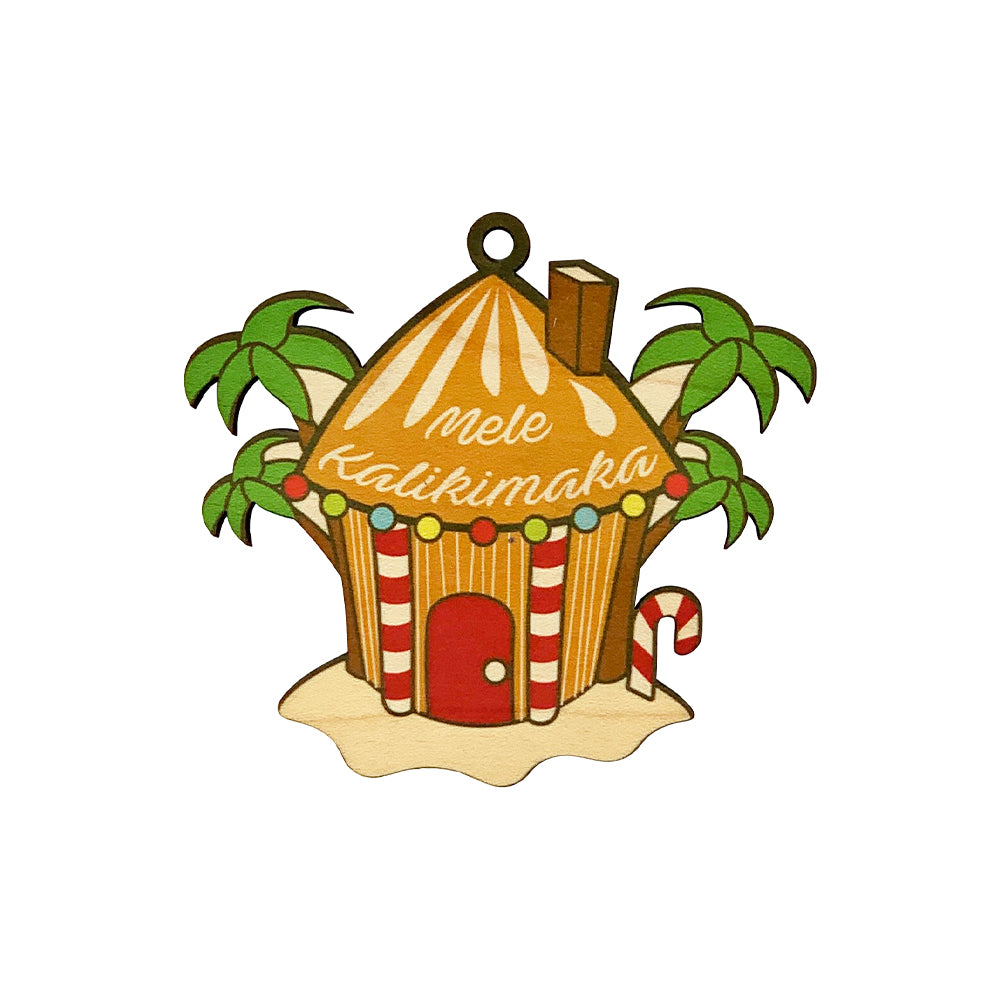 HI GINGERBREAD HOUSE ORNAMENT
