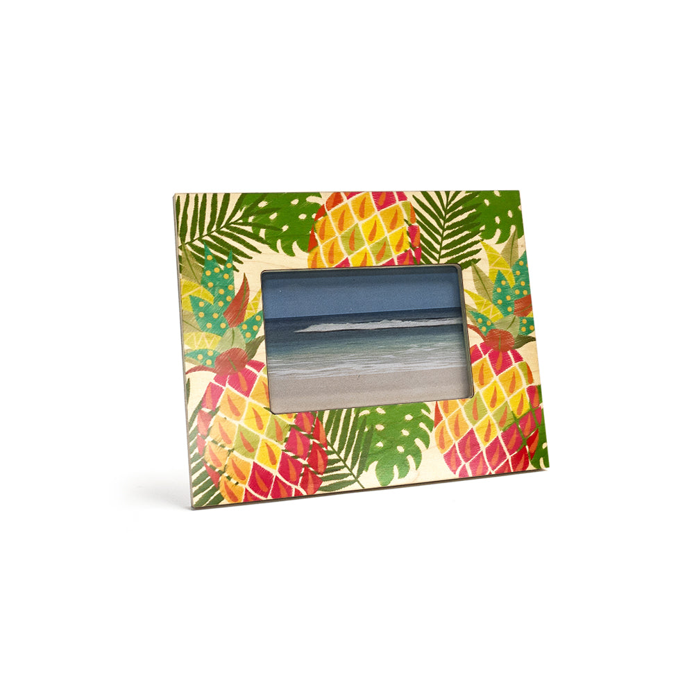 POP ART PINEAPPLE 4X6 PICTURE FRAME