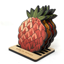 Load image into Gallery viewer, PINEAPPLE CUTOUT COASTER SET
