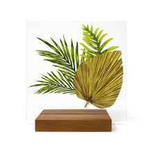 Load image into Gallery viewer, DRIED FAN PALM ACRYLIC ART
