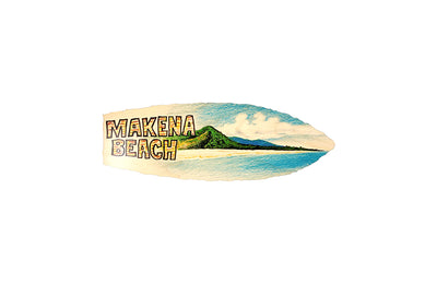 MAKENA BEACH DIRECTIONAL SIGN