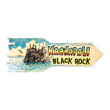 Load image into Gallery viewer, KAANAPALI BLACK ROCK DIRECTIONAL SIGN
