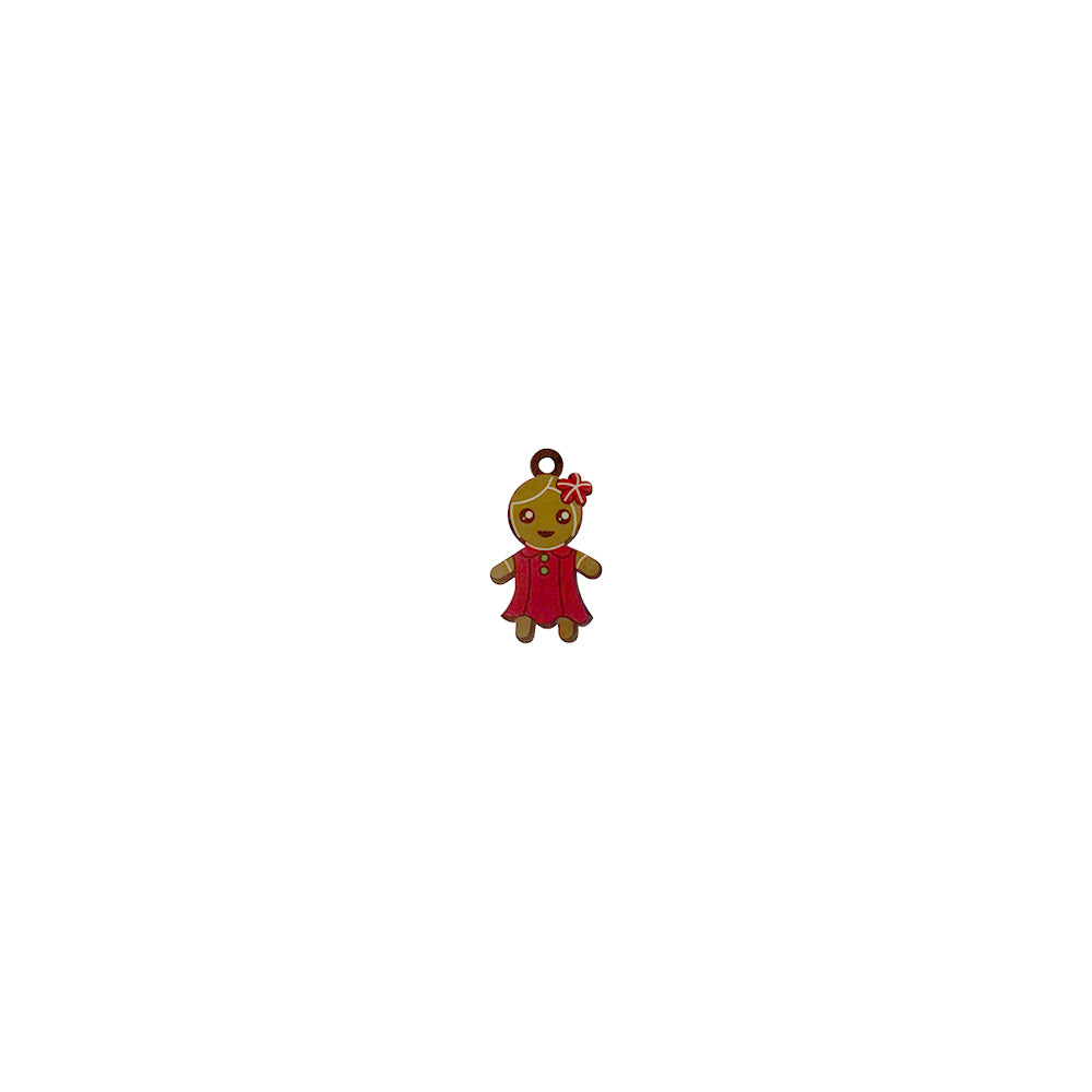 GINGERBREAD FAMILY - GIRL MINI ORNAMENT
