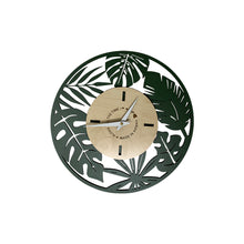 Load image into Gallery viewer, GREEN FOLIAGE LAYERED CLOCK
