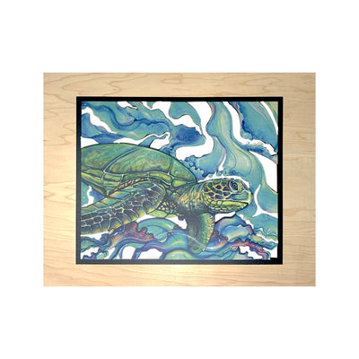 Hawaiian Childrens Canvas & Paint Set Honu Turtle