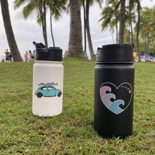 Load image into Gallery viewer, ALOHA HEART WAVE 14 OZ WATER BOTTLE
