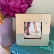 Load image into Gallery viewer, TWO TONE ISLANDS MINI PICTURE FRAME
