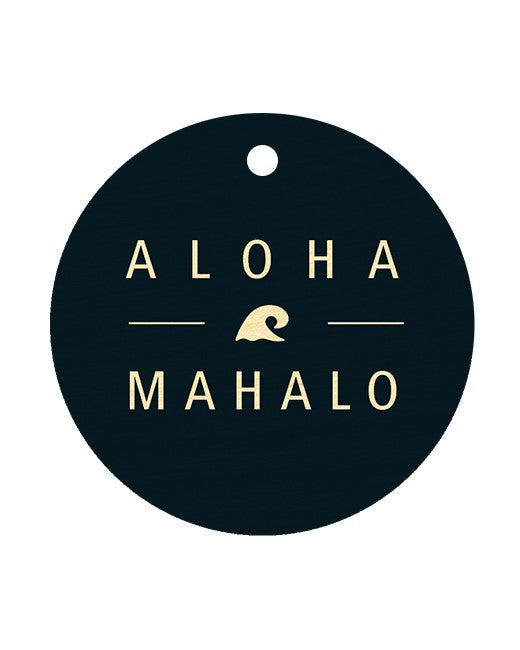 ALOHA MAHALO CIRCLE BAGTAG