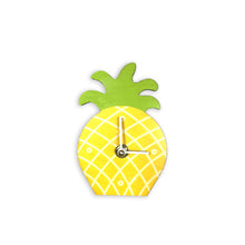 Load image into Gallery viewer, PINEAPPLE MINI CUTOUT CLOCK
