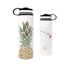 Load image into Gallery viewer, PINEAPPLE HEARTS 22 OZ WATER BOTTLE
