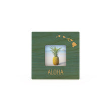 Load image into Gallery viewer, TEAL ALOHA ISLANDS MINI PICTURE FRAME
