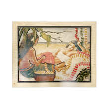 Load image into Gallery viewer, LOUNGING LEI LADIES LAYERED WALL ART
