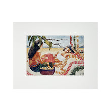 Load image into Gallery viewer, LOUNGING LEI LADIES MATTED PRINT
