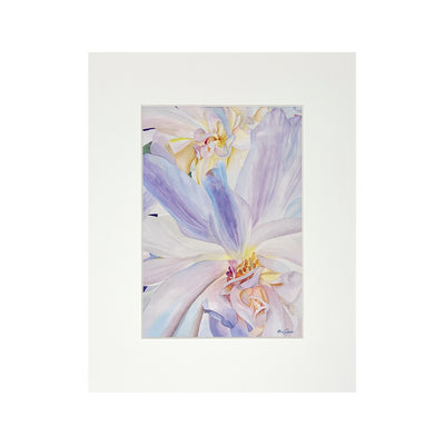 WALL FLOWER MATTED PRINT
