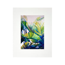 Load image into Gallery viewer, BANANA PALMS MATTED PRINT

