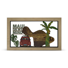 Load image into Gallery viewer, MAUI ON MY MIND CUTOUT WALL ART
