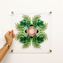 Load image into Gallery viewer, PROTEA MONSTERA QUILT ACRYLIC WALL ART
