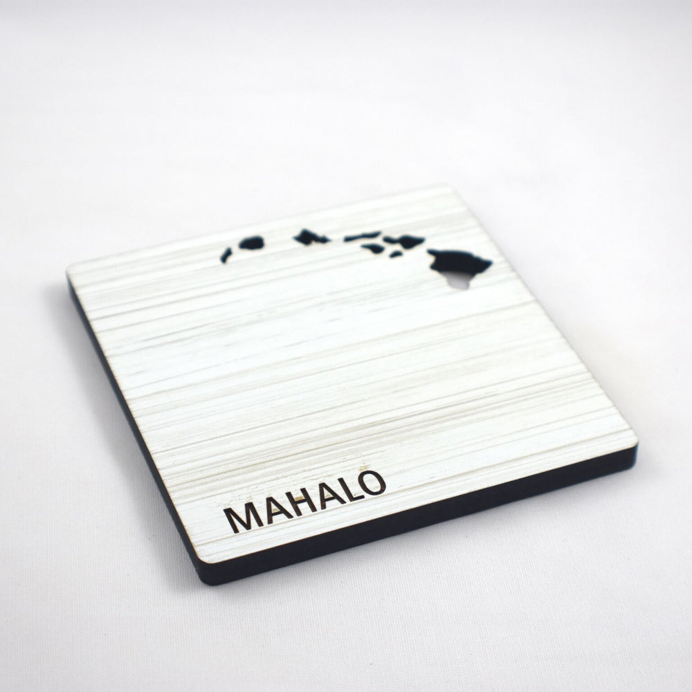 SANDBANK WAIKIKI WOOD COASTER SET