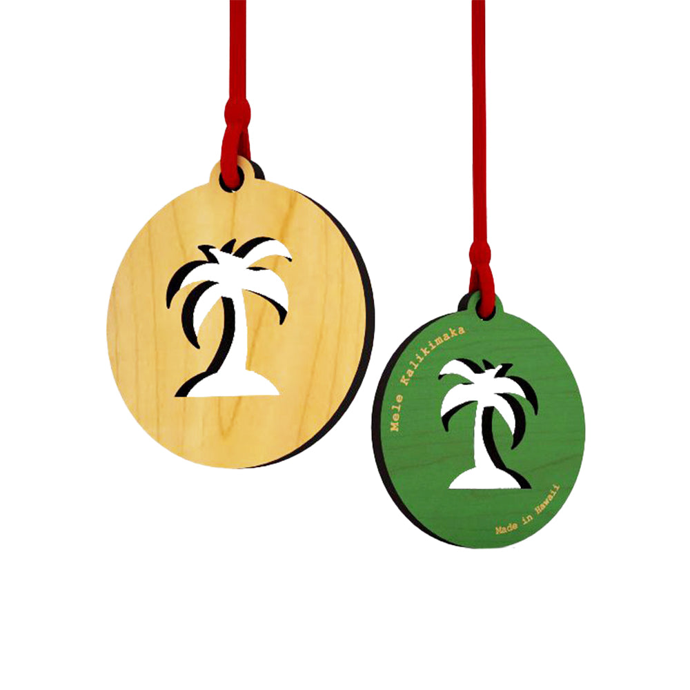 WOOD BALL ORNAMENT SET