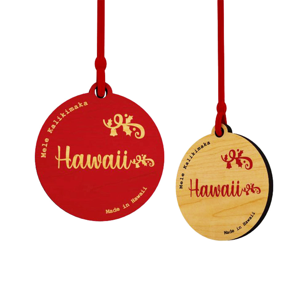 WOOD BALL ORNAMENT SET