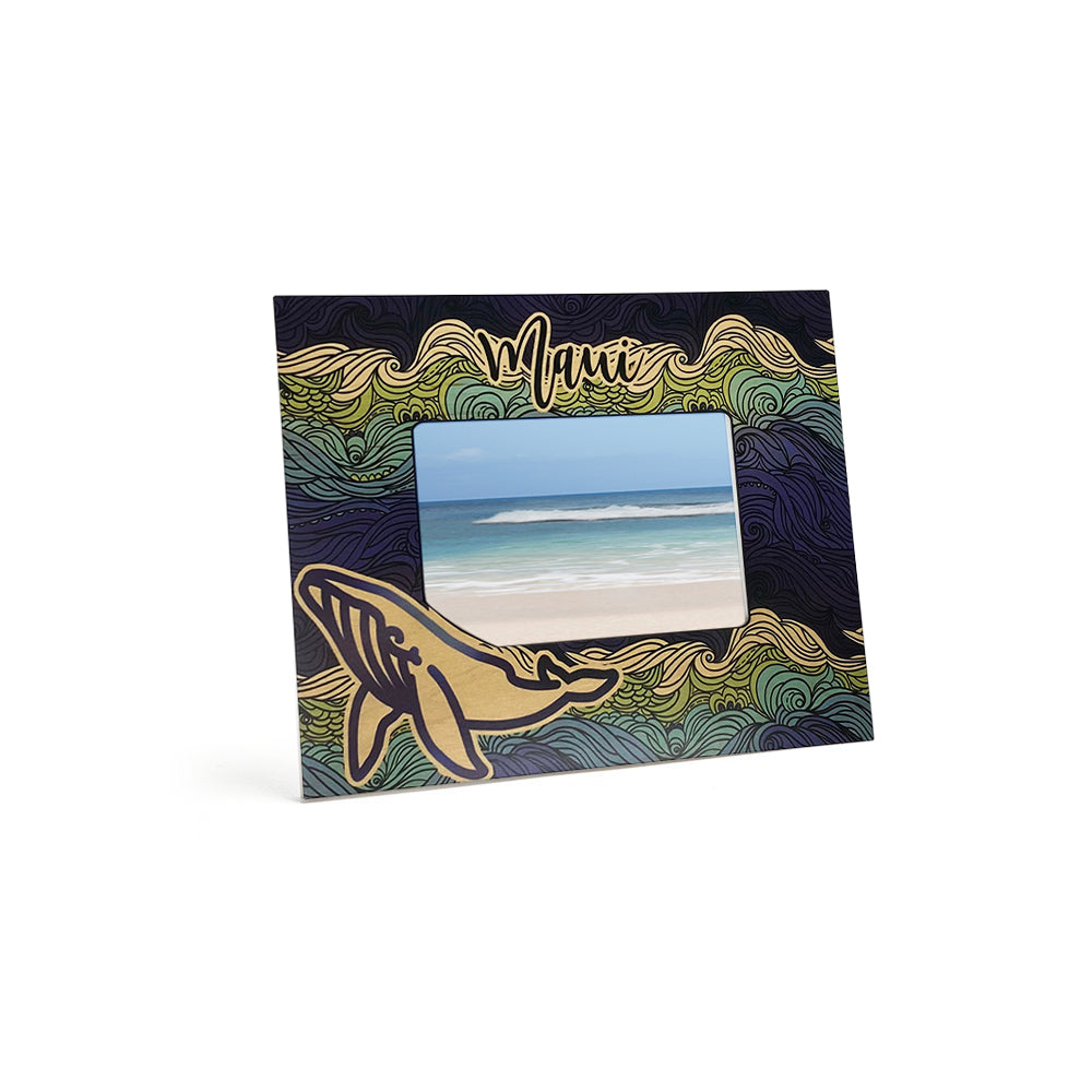 WHALE OCEAN MAUI 4X6 FRAME