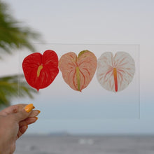 Load image into Gallery viewer, ANTHURIUM TRIO ACRYLIC ART
