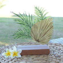 Load image into Gallery viewer, DRIED FAN PALM ACRYLIC ART
