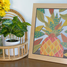 Load image into Gallery viewer, POP ART PINEAPPLE CUTOUT WALL ART
